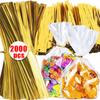 Gold Silver Metal Twist Ties Reusable DIY Crafts Binding Wire Party Favor Candy Bags Gifts Wrapping Ribbon Tie Plant Twist Ties
