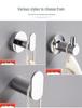 304 Stainless Steel Wall-Mounted Clothes Hook for Bathroom and Entrance - Single Hook for Coats, Hats, and Clothing