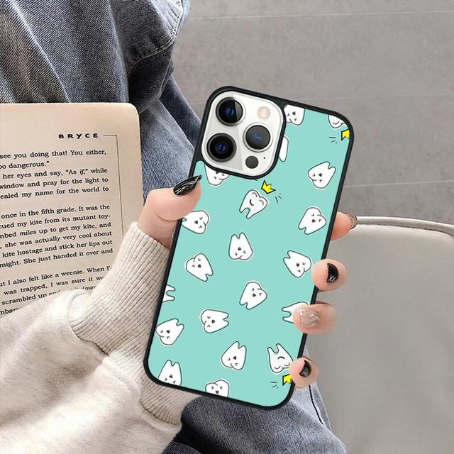 Dentist Dental Tooth Dentistry Phone Case Cover for iPhone 17 Air 16 16e 15 13 14 11 12 Pro Max Plus coque fundas