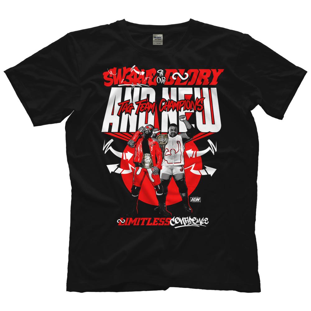 

Swerve in Our Glory AND NEW AEW Official TShirt Unisex T-Shirt L