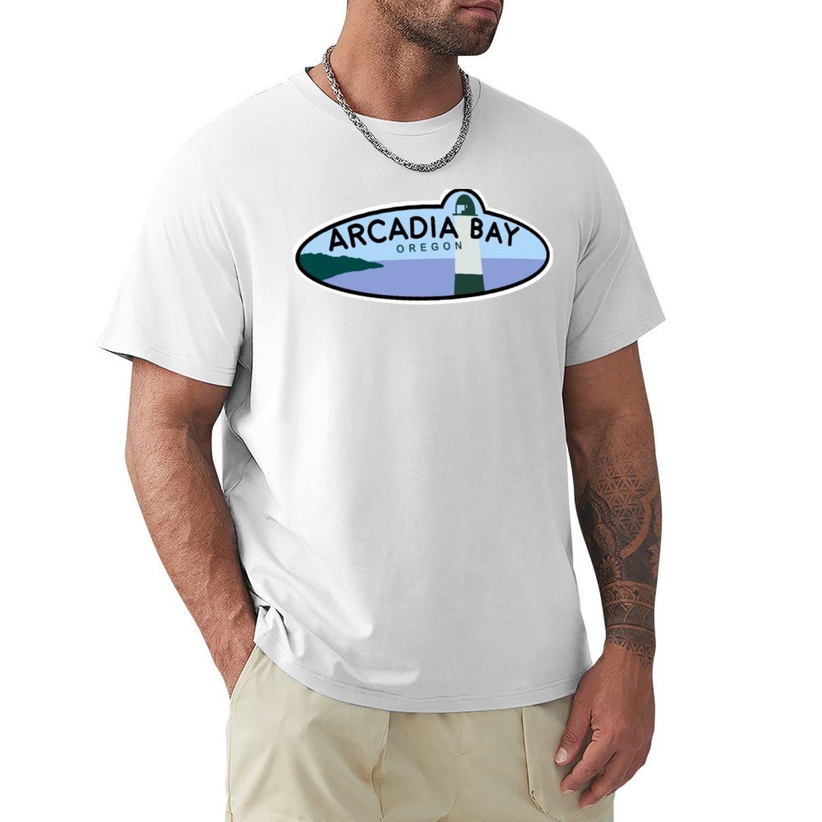 Arcadia Bay TShirt vintage anime shirt anime stuff Mens tshirt S