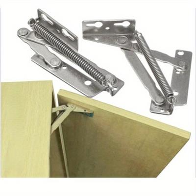 Juego de 2 bisagras con resorte de 80 grados para puerta de gabinete, herramienta de soporte superior para solapa de elevación