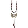 Necessary Necklace For New Chinese Style Wear, Ethnic Style Ceramic Clay Kiln Butterfly Pendant Xiaohongshu Wear Accessories