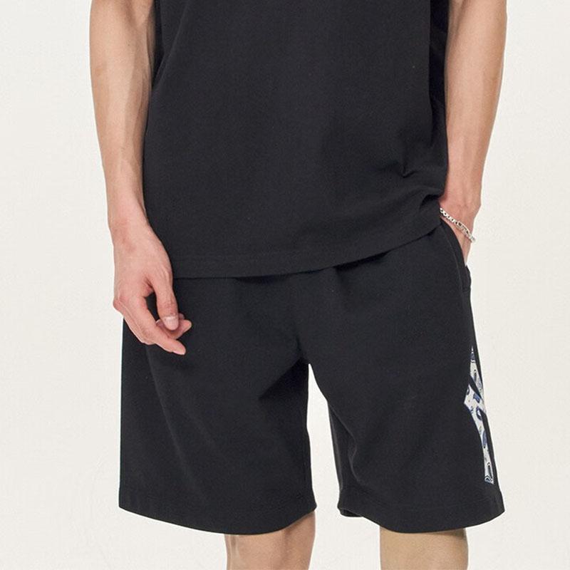 New MLB Casual Shorts Unisex Black 3ASPI0133-50BKS