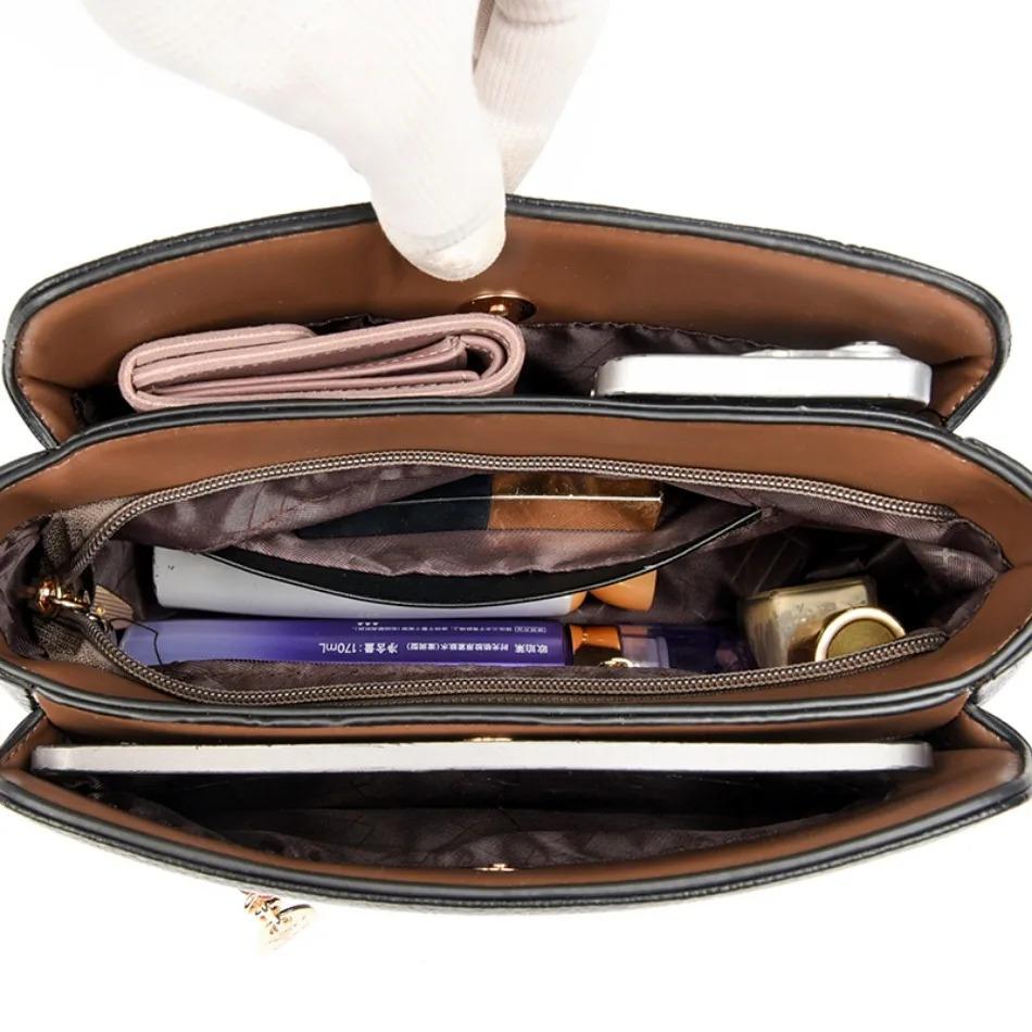 Brand Women Soft Leather Bags Luxury Designer Sewing Thread Handbag High Quality Crossbody Shoulder Bag