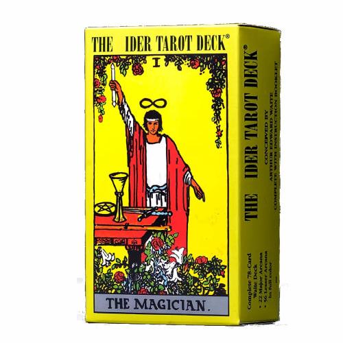 English Version Rider Tarot Card Deck, Crystal Tuner, 4096Hz Tuning Fork, Natural Quartz Crystal Purification (Purification Set and Cards Included)
