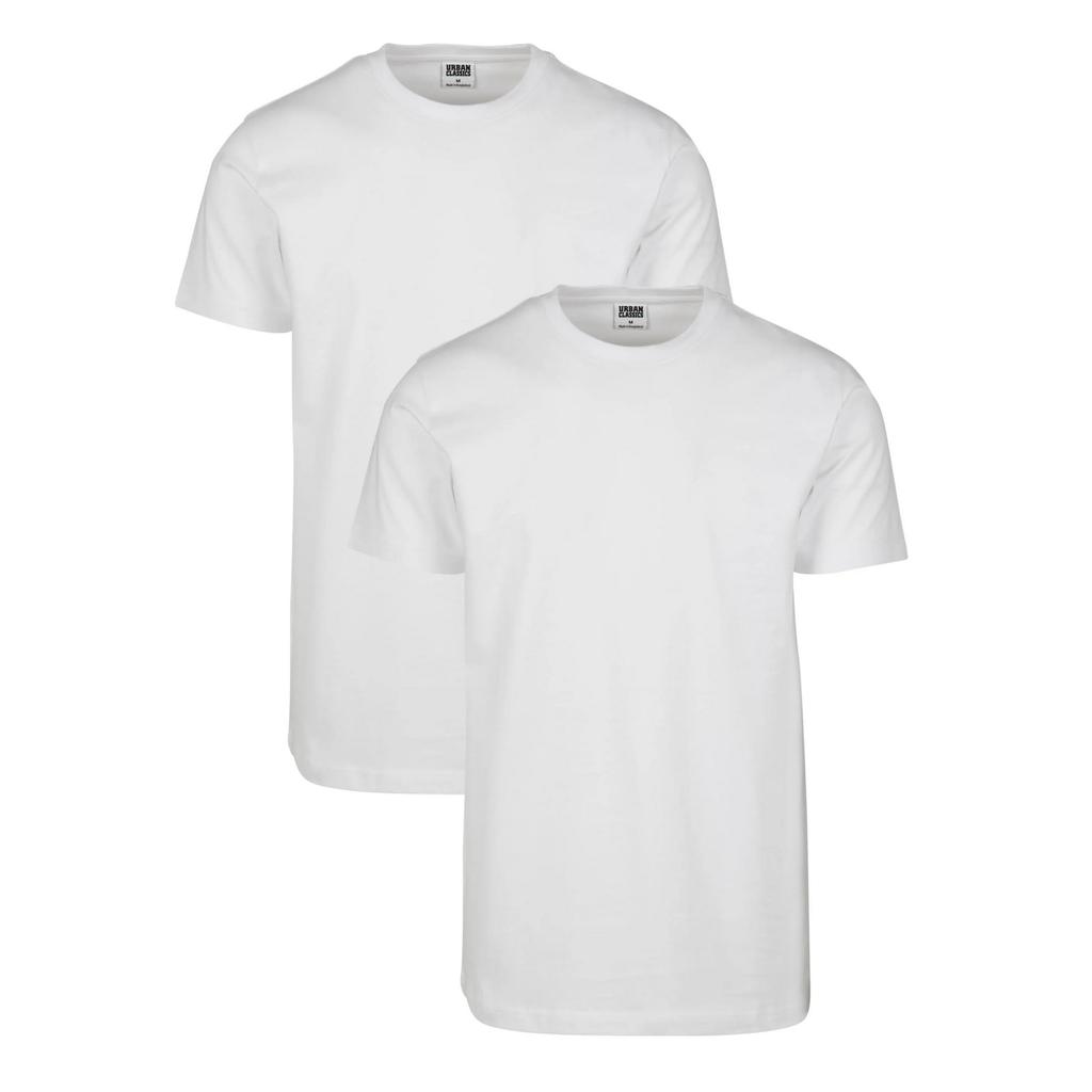 Urban Classics Mens Basic T-Shirt (Pack of 2)