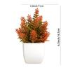 Top Quality Artificial Plants Autumn Potted Mini Ornaments Plastic Fake Flowers In Pot for Home Kitchen Room Fall Festival