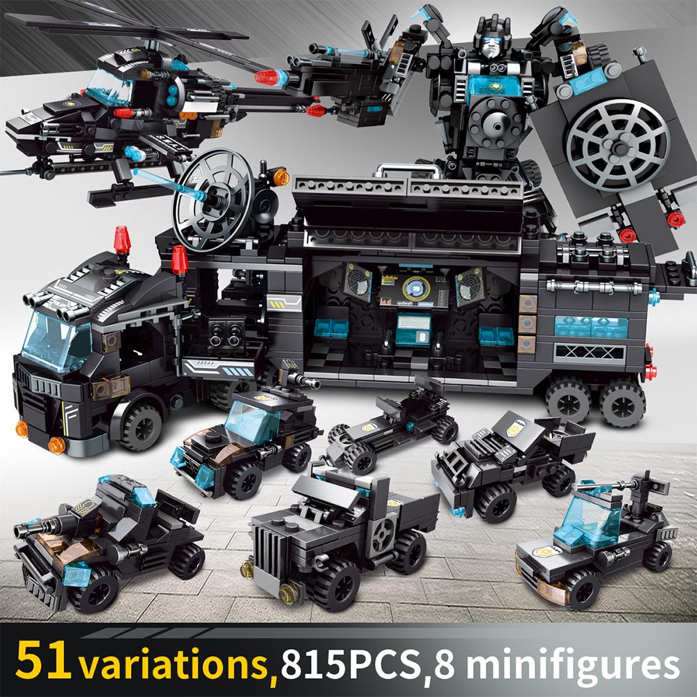 Kit de construction de combinaison militaire 1068 pièces, ensemble de blocs de construction de navire de croisière tout-en-un avec cadeaux de navire de guerre pour jouets garçons enfants