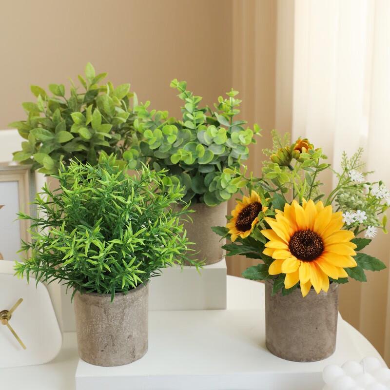 Artificial Rosemary Potted Plant