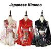 Women's Elegant Floral Kimono Robe Traditional Style Cosplay Anime Photo Shoot Sleepwear" Characters)