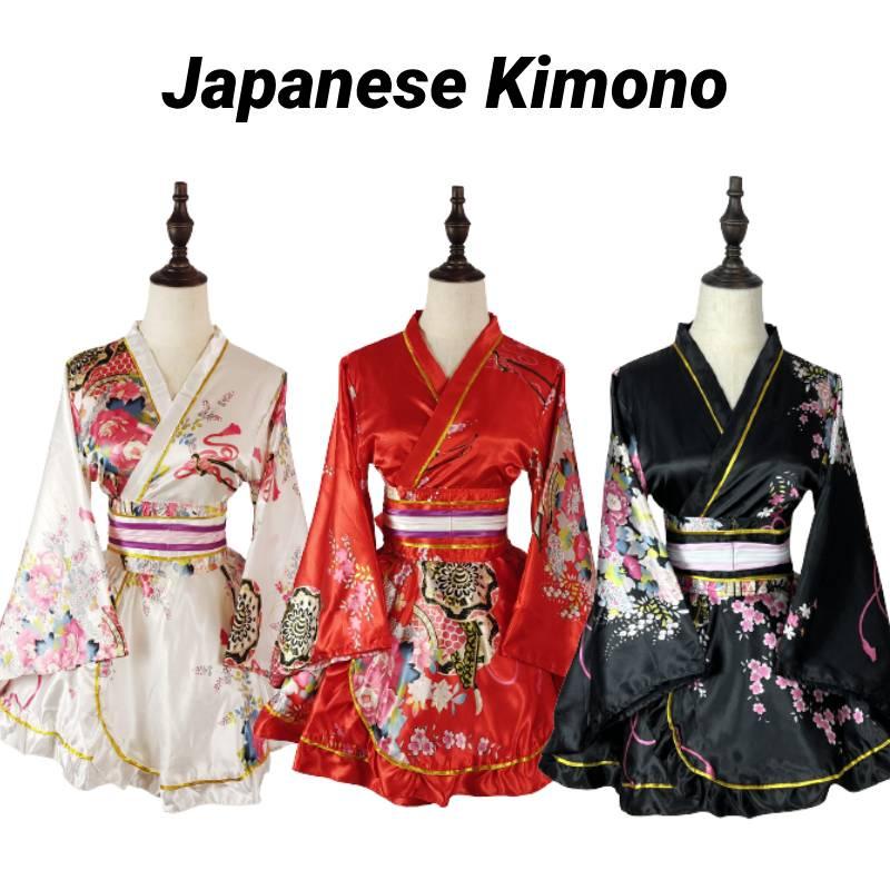Women's Elegant Floral Kimono Robe Traditional Style Cosplay Anime Photo Shoot Sleepwear" Characters)