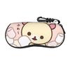 Kawaii Bear Marshmallows Glasses Case Men Women Travel Zipper Rilakkumas Sunglasses Storage Box Charming Eye Contacts Case