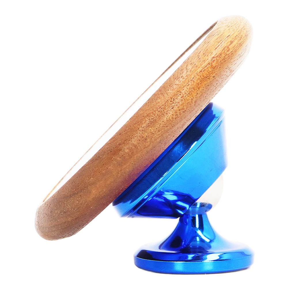 Coffee Rate Observation Reflective Mirror Walnut 360 Degree Rotatable Visual Extraction Coffee Shot Mirror