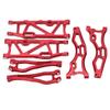 RC Car Suspension Arm Set Aluminium Alloy Front Rear Swing Arms with Ball Head for ARRMA 1 8 KRATON 6S Red