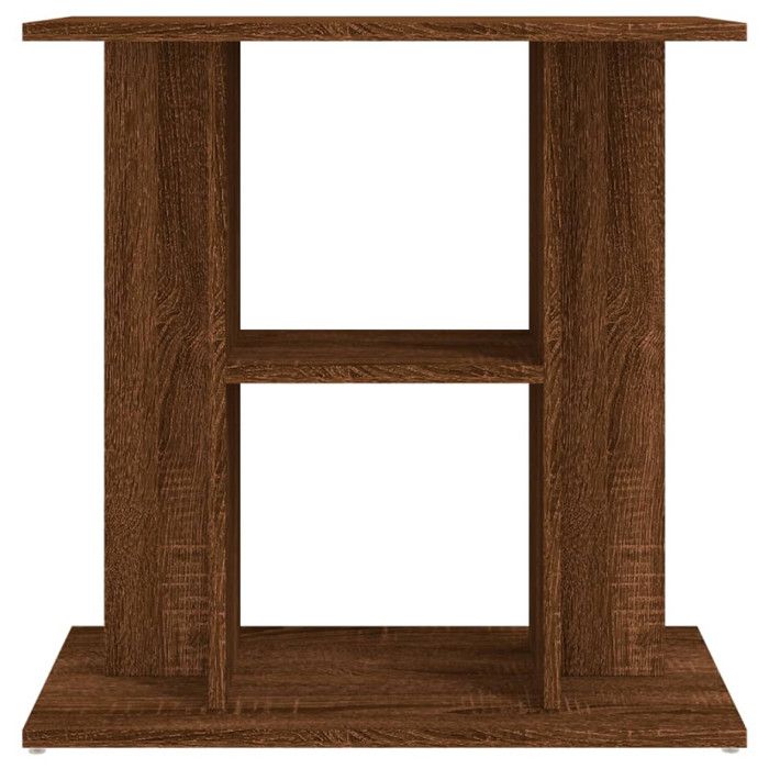 VidaXL Support pour aquarium chêne marron 60x30x60cm bois d'ingénierie 833574