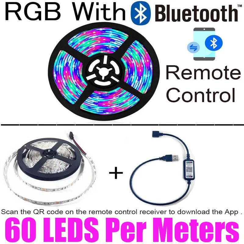 USB LED Strip Light Flexible Lamp 1M 2M 3M 4M 5M SMD3528 Diode Desk Screen TV Background Lighting Cabinet Lights Night