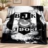 Besiktas JK blanket Flannel Blanket Soft Cozy Plush Throw for Sofa Bed Lightweight Home Decoration Outdoor camping