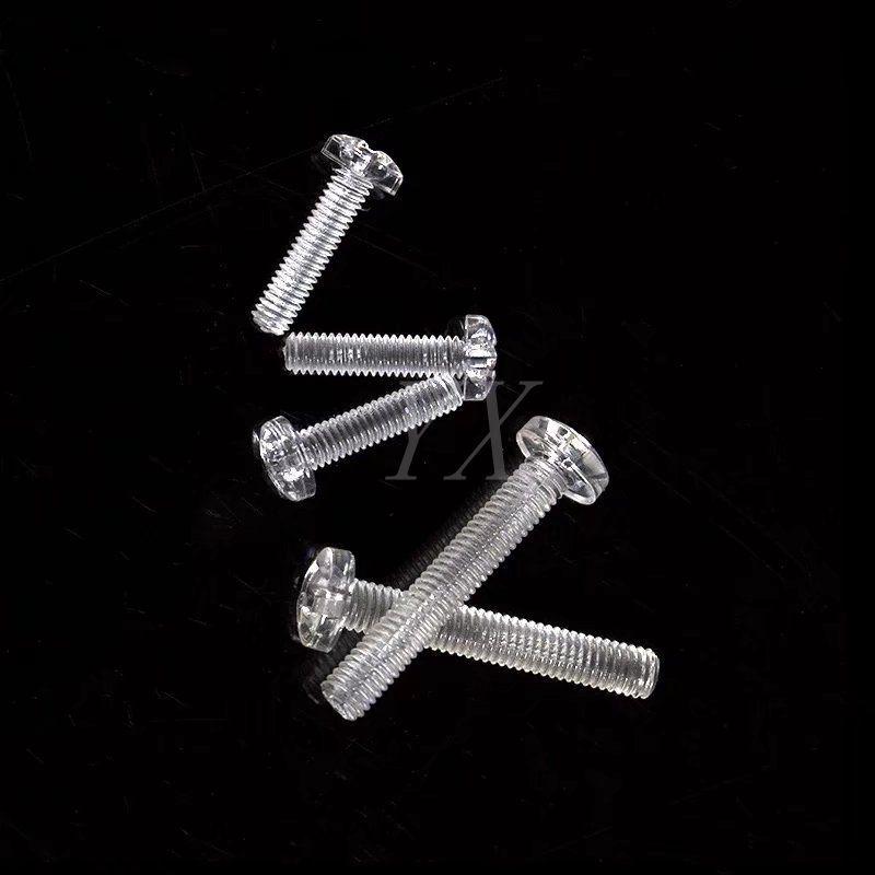 Șurub din plastic Phillips semi-transparent acrilic