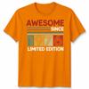 50th Birthday Unisex T Shirt 50yr 1976 Fifty Years Birthday Gift Tee