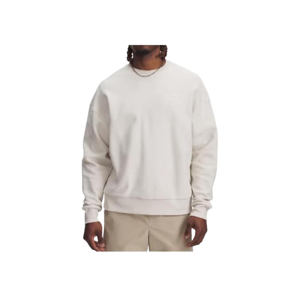 Under Armour Loose Fit Crew Neck Long Sleeve Sweatshirt Men Tops 6003942-110