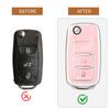 360° Protection Car Key Case Shell For Volkswagen VW Polo Tiguan Passat B5 B6 B7 Golf 5 EOS Scirocco Jetta MK6 Octavia Skoda A5