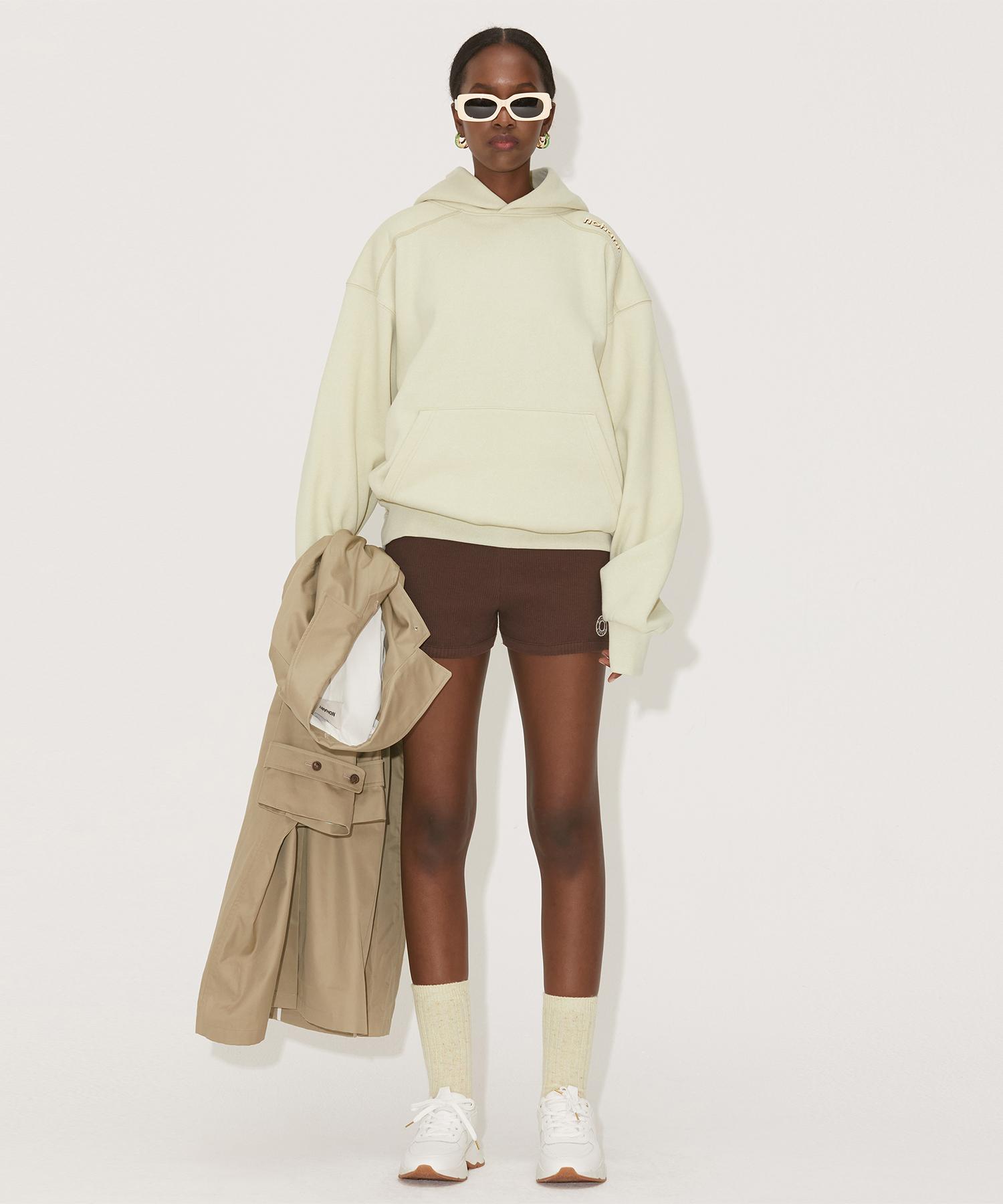 Noang Nohant Logo Hoodie Lime Lime/S