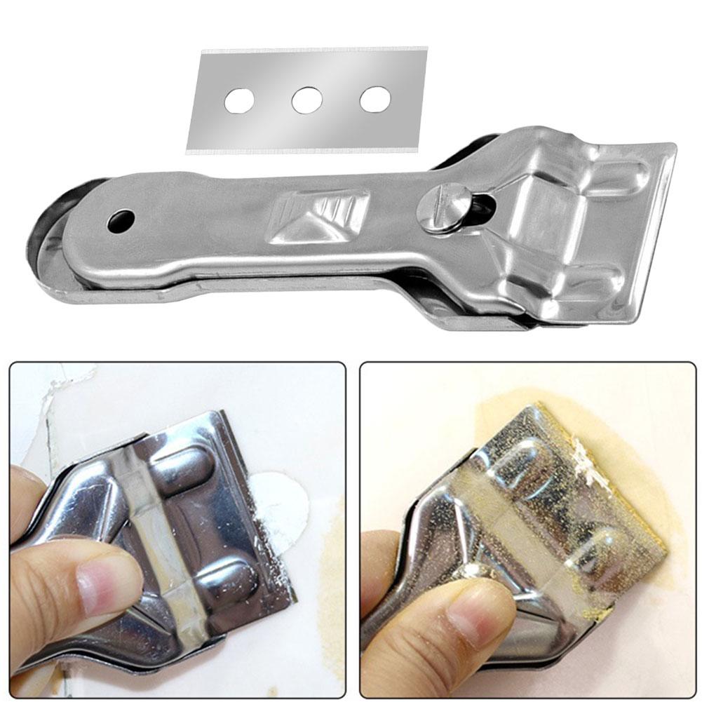 Hand Tools Scraper Cleaner Home Ceramic Cleaner Glass Hob Scraper Multifunction Silver With 1pc Blade Brand New