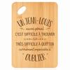 Bamboo Cutting Board - PLANETEE - A Jean-Louis Also Great - 30x20x1 Cm - Rounded Edges Ø24 Mm - Versatile