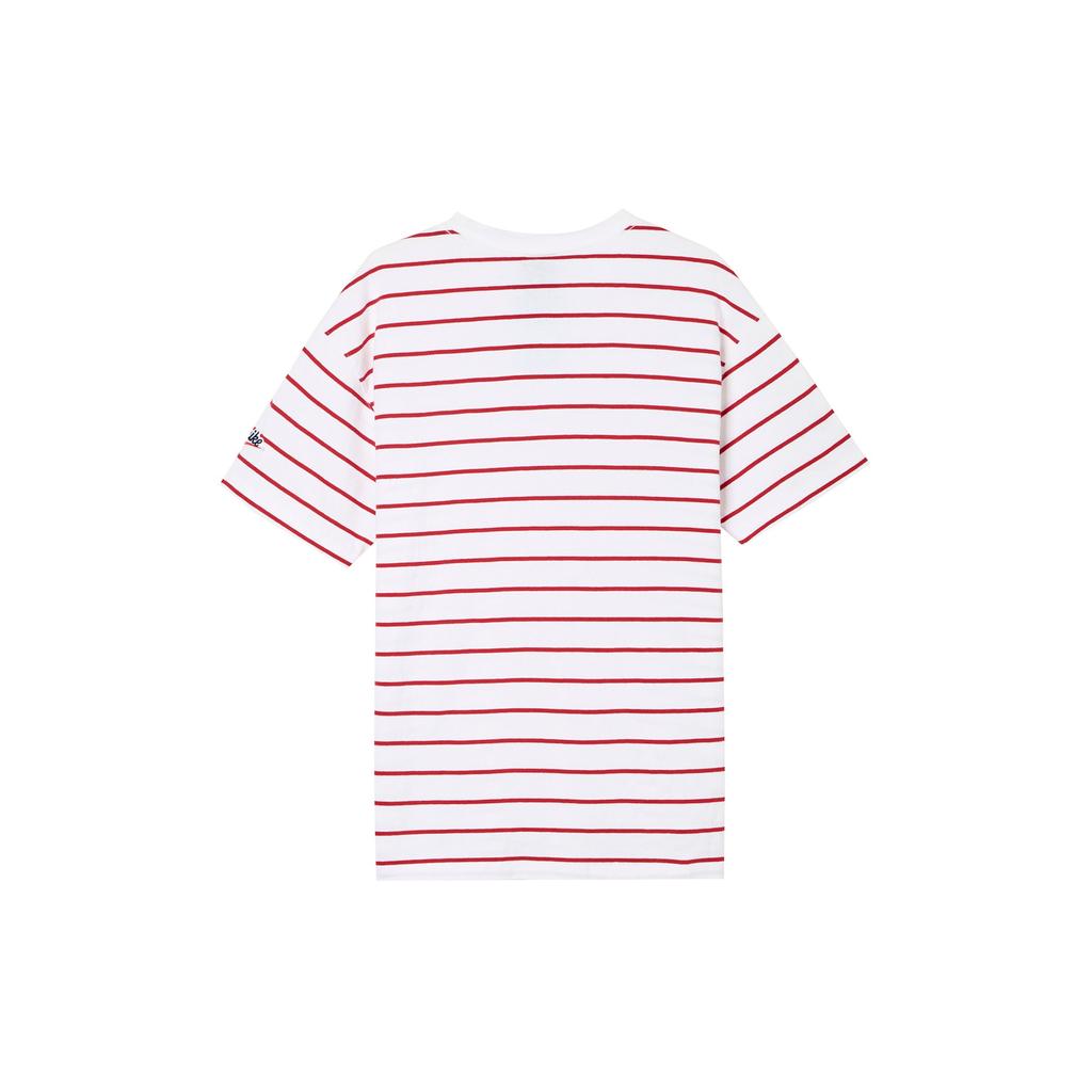 Nike Breathable Striped Short Sleeve T-Shirt Men Tops White DM8880-100