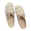 Lace bag head slippers women's linen new summer versatile outer wear mesh breathable non-slip half slippers sandals women