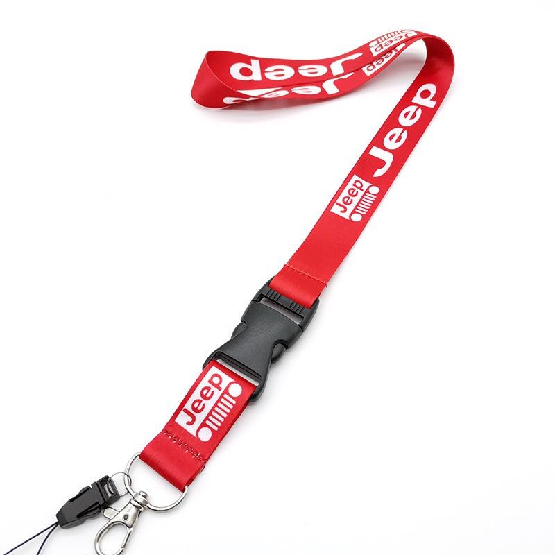 New Lanyard Neck Strap Id Card Holders Accessories For Jeep Grand Cherokee Wrangler JK Gladiator Compass Renegade Patriot AKX1
