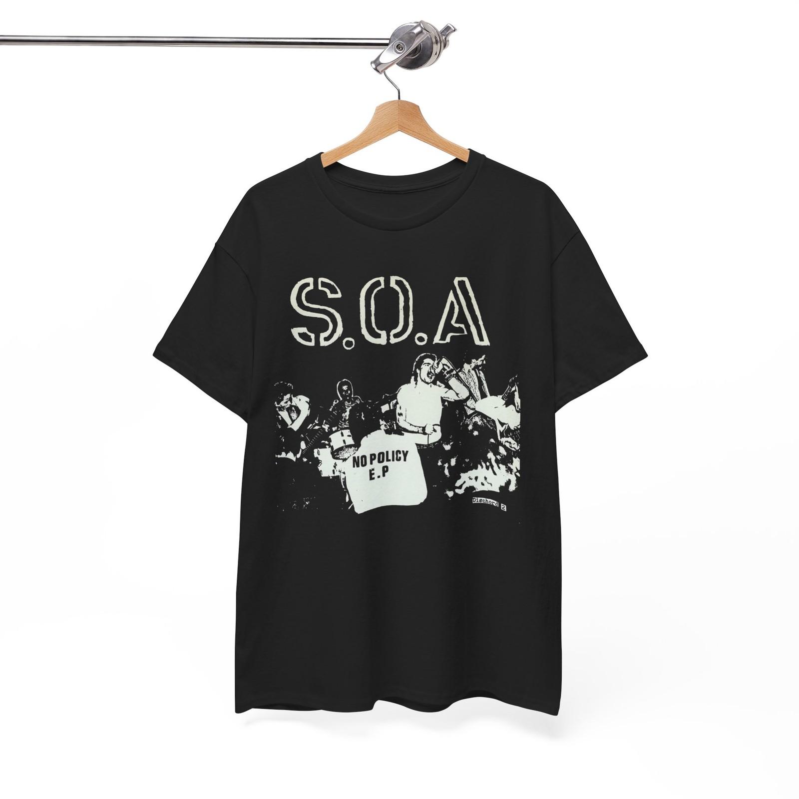S.O.A Punk Hardcore Necros MDC Dead kennedys bad brains Unisex Tee L