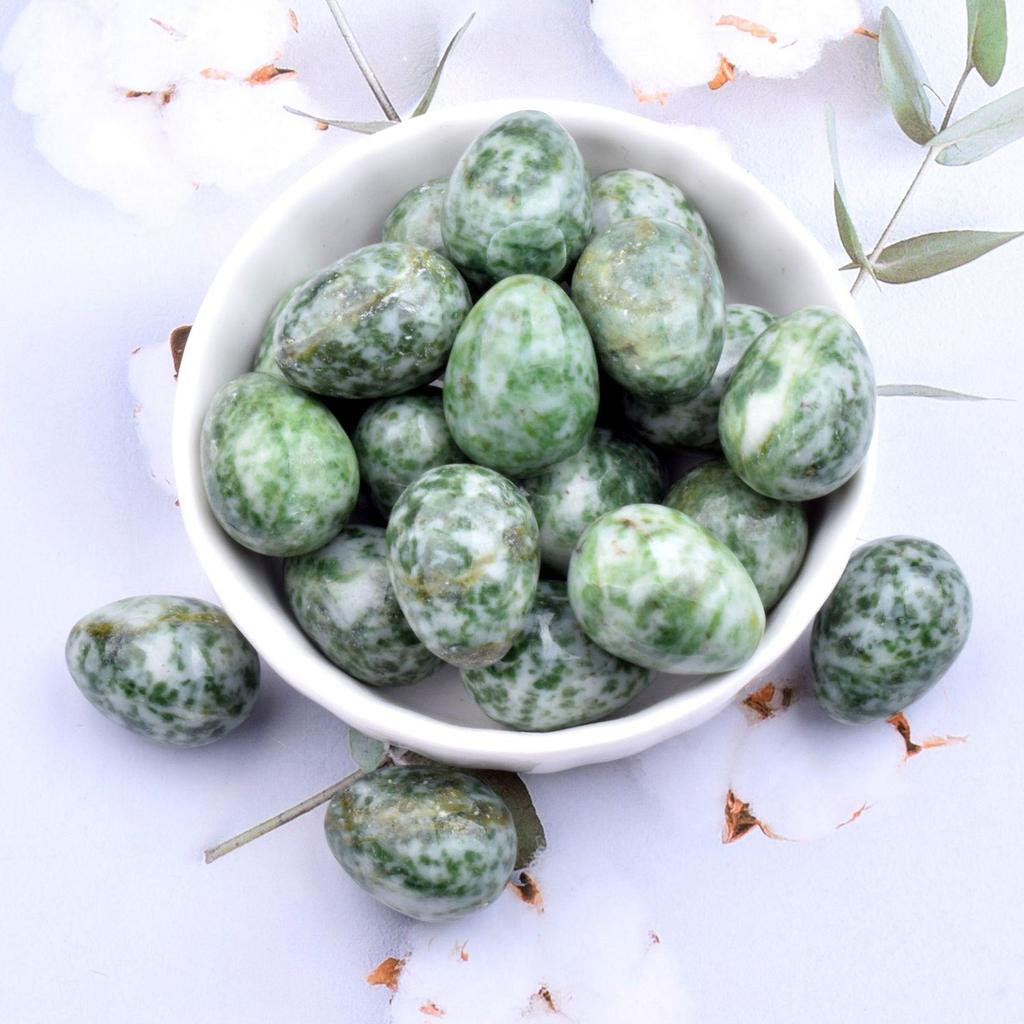 Easter Gemstone Crystal Eggs 2cm - Natural Small Bird Eggs for Display or Play