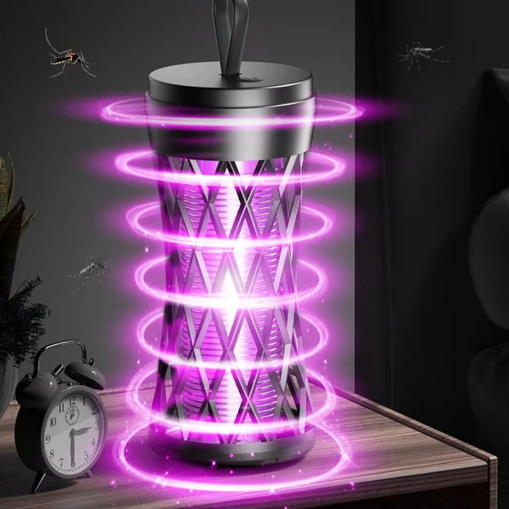 Electric Shock Mosquito Killer Lamp Outdoor Atmosphere Light Mosquito Repellent Safe Efficient Home Mosquito Zapper Household