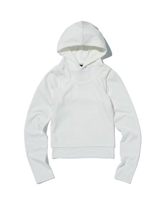 Layered Hoodie [White]