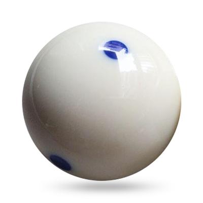 Billard-Übungsball, 57,2 mm, Standard-Pool-Billard-Queueball mit 6 blauen Punkten