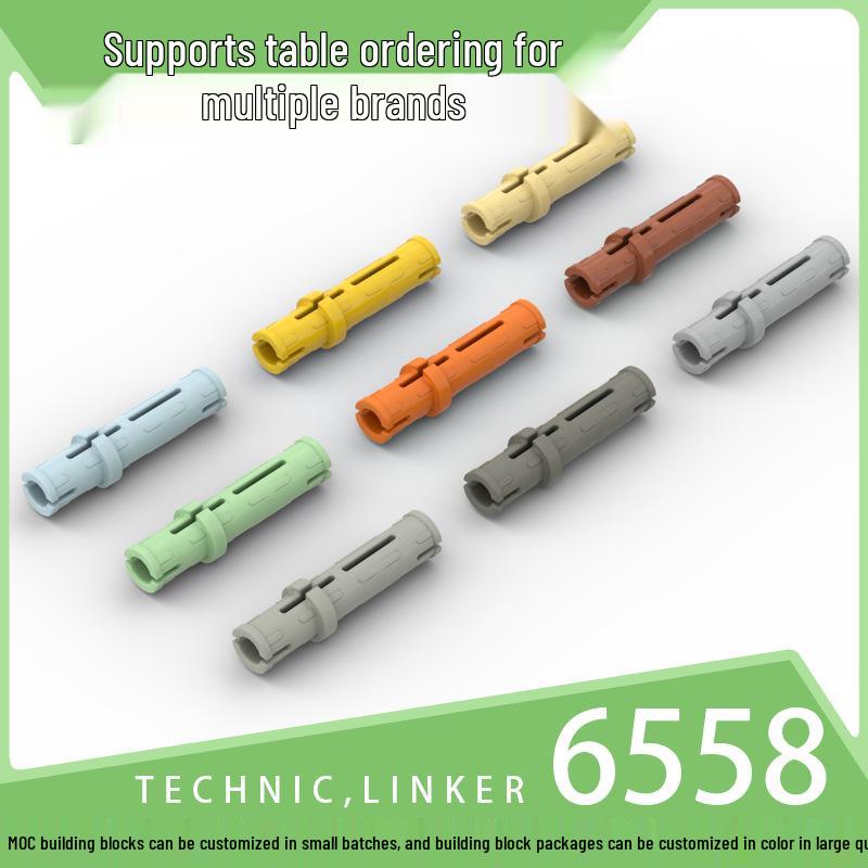 

100g Domestic Building Blocks: Small Particle Mechanical Connectors & 3L Friction Pins 439 pieces approx 100g 6558
