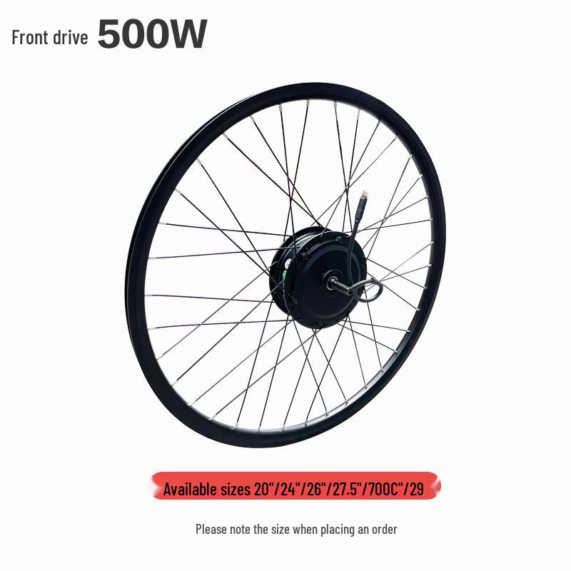48V Electric Pedal Assist Mountain Bike Conversion Kit, 500W/750W Rear Drive, High-Speed Climbing Motor