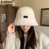 Angela Rabbit Fur Fisherman Hat For Winter Warmth And Windproof Protection