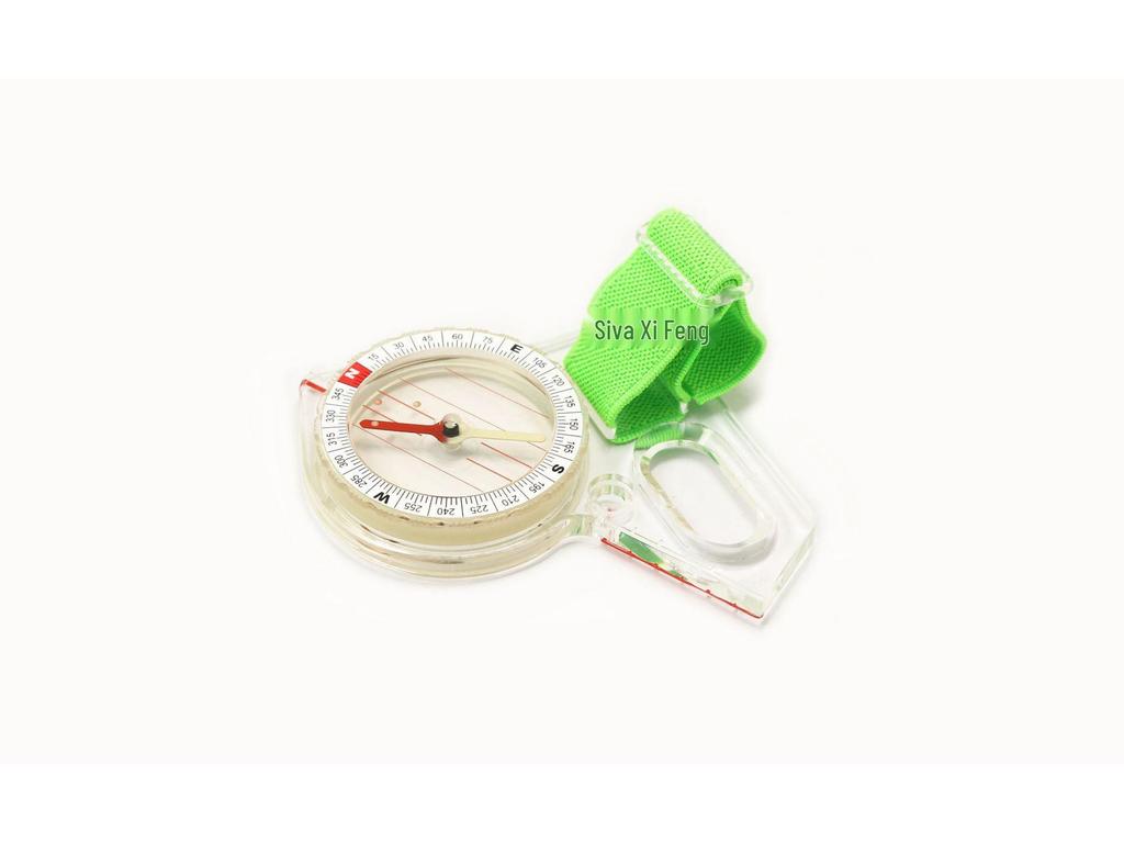 Compact Thumb-Type Outdoor Compass with Map Scale for Orientation and Teaching