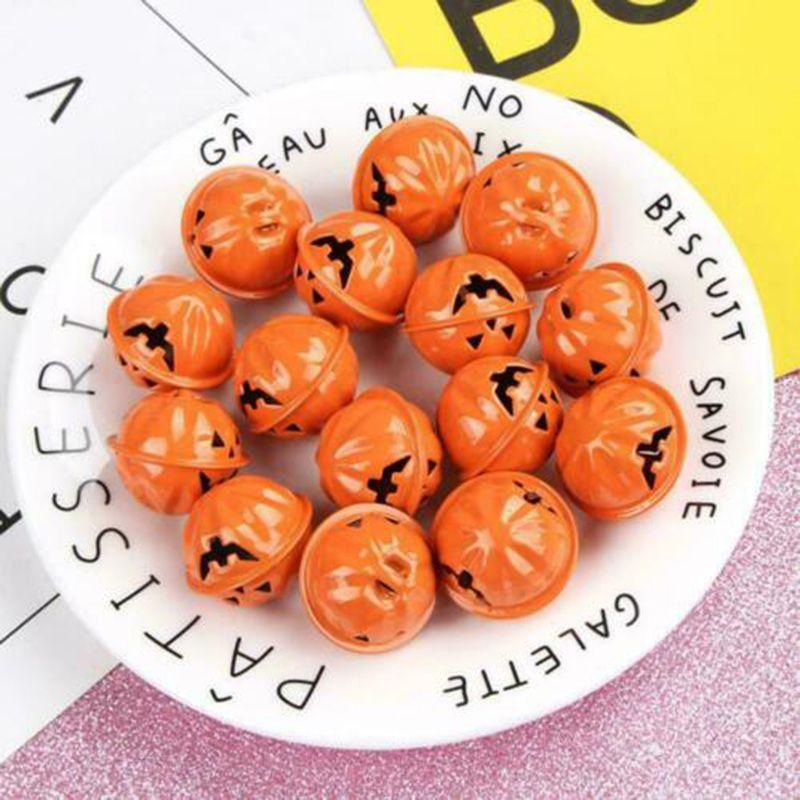 Lovely Mini Metal Pumpkin Bells For Unique Halloween Party Ornaments