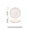 Elegant Retro Embossed Ceramic Dinner Plate Collection