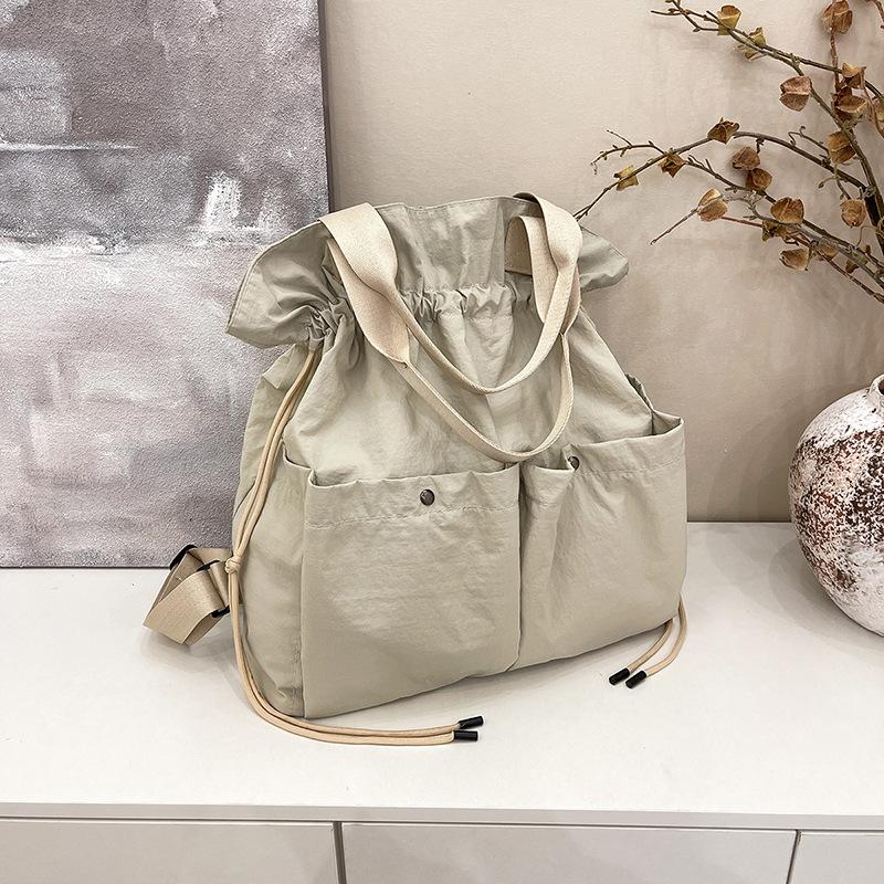 Women's Backpack Cloud Bag Drawstring Multifunctional Shoulder Bag Tote Bag Travel Bag Lightweight Large Capacity Women's Bag