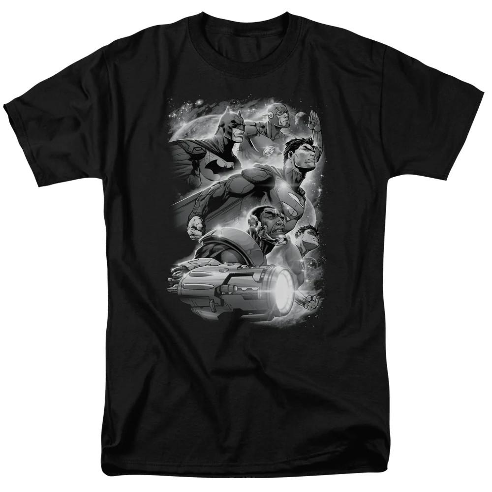 

Justice League Of America Atmospheric Mens T Shirt Black 4XL