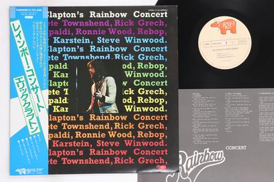 LP Record ERIC CLAPTON - Eric Clapton's Rainbow Concert 23MW0014 RSO 1981 Japan Obi Rock Used