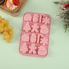 Christmas Theme Silicone Molds, Baking Tools, Cake, Chocolate Molds, 6 Different Patterns Decoration Accessories
