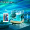 Aurora Ocean Wave Projector Light 16 RGB Colors Auto Rotating Ambient Night Light with Remote Control Home Room Decoration Birthday Gift for Kids