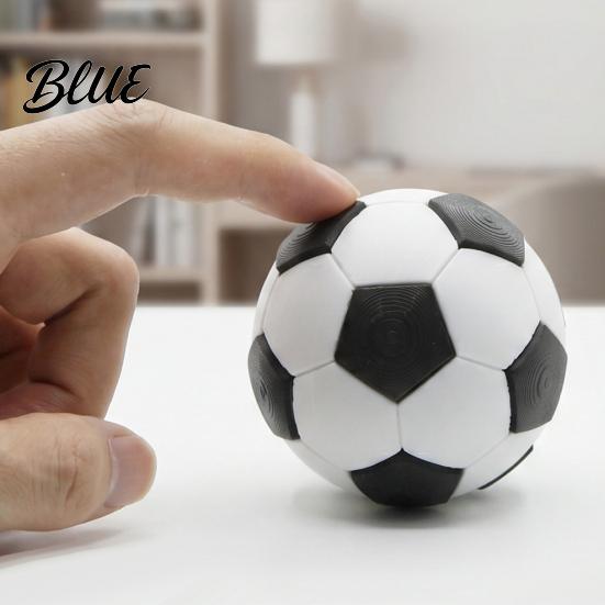 Lightweight Fidget Toy Football Clicker Toy Anxiety Stress Relief Soccer Shape Clicker Focus Aid Pocket Size Push Button Decompression Gadget