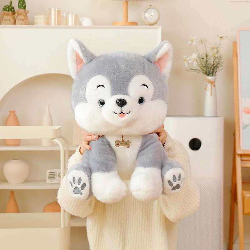 Hot New Nice Cute Husky Dog Plush Toy Soft Kawaii Puppy Dog Doll Kids Toy Cartoon Animal Girls Children Birthday Christmas Gift
